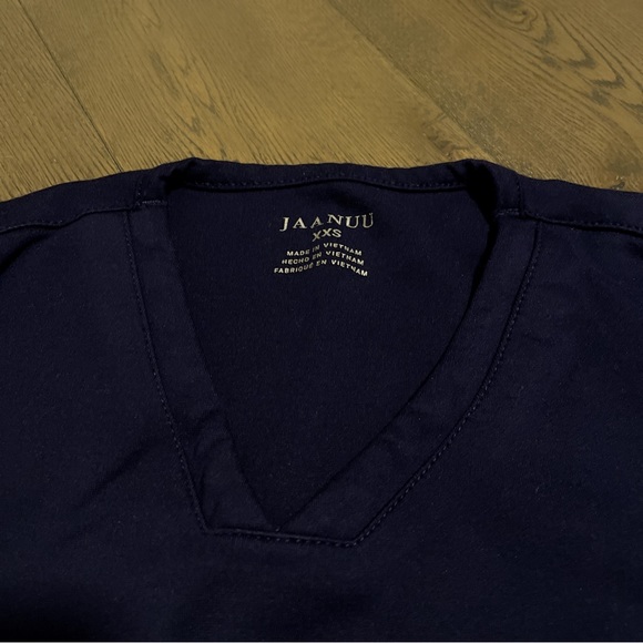 💝 Jaanuu Navy Scrub Set Top And Bottom Xxs Navy - Picture 5 of 7